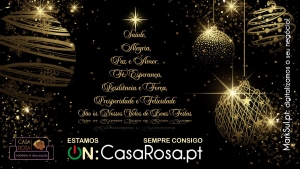 Casa Rosa deseja um Feliz Natal e um Próspero Ano Novo 2022